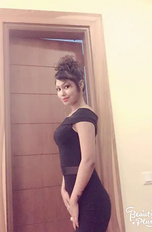 Sanvi, who also visits Madhapur